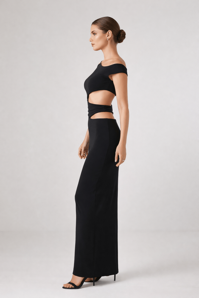 Noire™ Obsidienne Cutout Maxi Dress