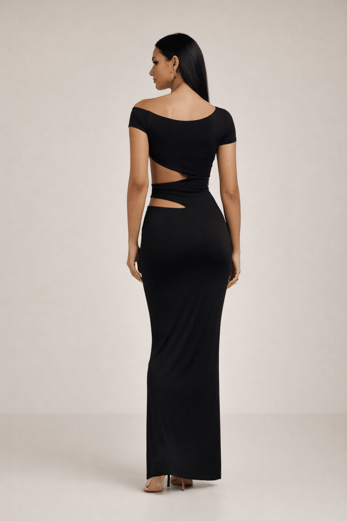 Noire™ Obsidienne Cutout Maxi Dress