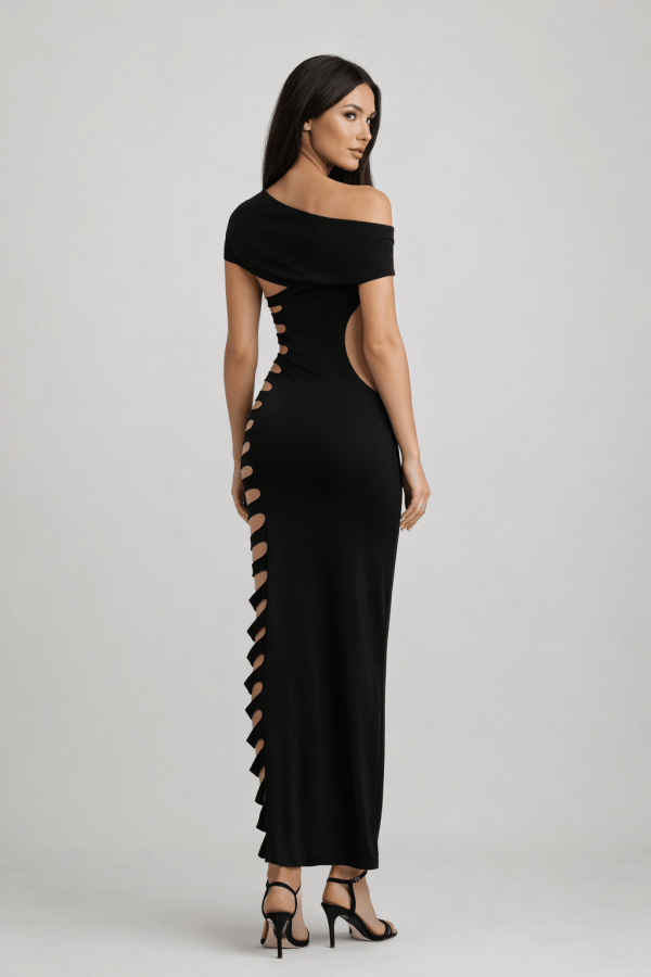 Noire™ Éclipse Ladder Maxi Dress - Image 3