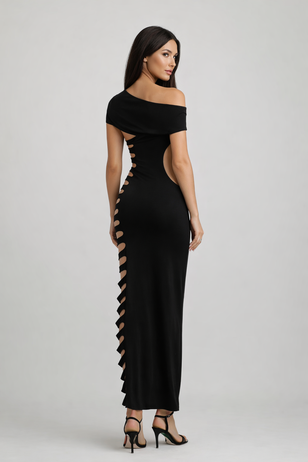 Noire™ Éclipse Ladder Maxi Dress - Image 3