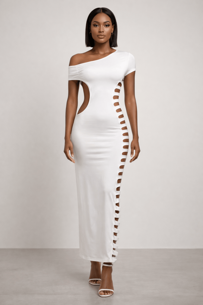 Noire™ Éclipse Ladder Maxi Dress