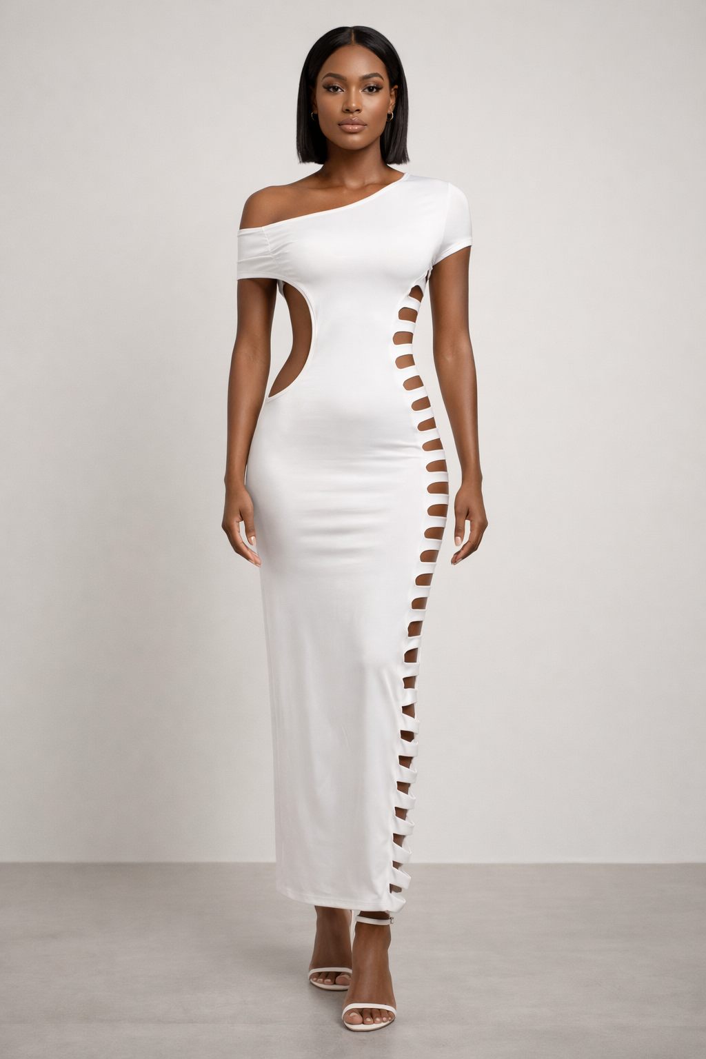 Noire™ Éclipse Ladder Maxi Dress - Image 2