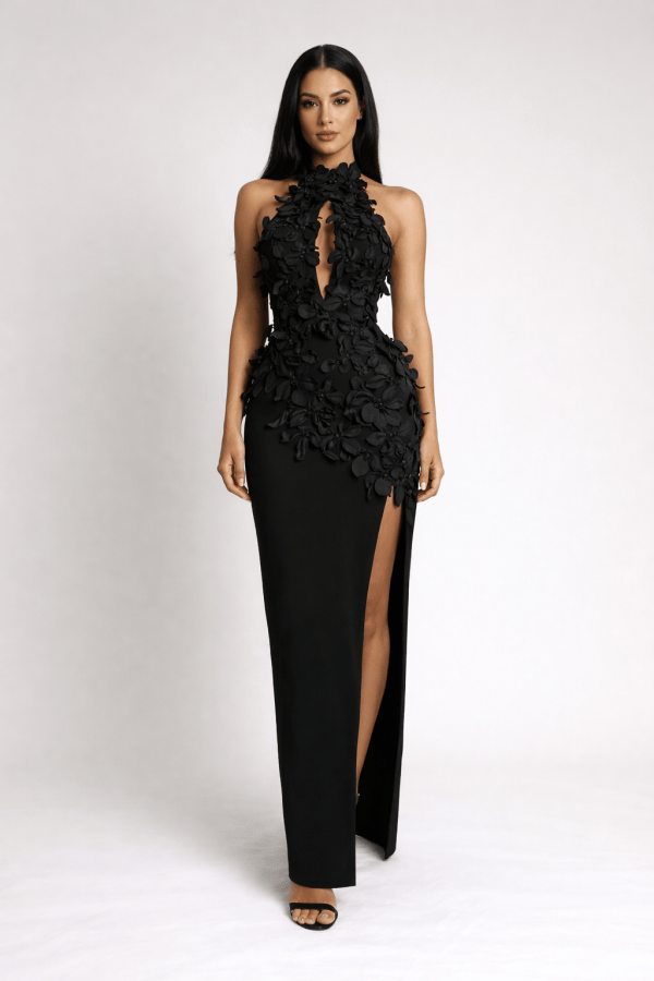 Éclat™ Jardin Appliqué Maxi Dress - Image 4