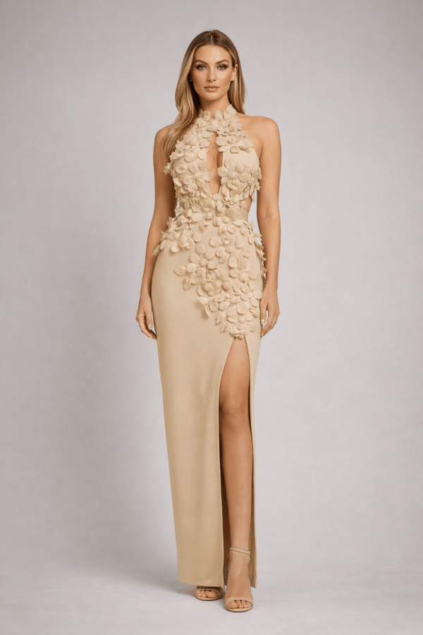 Éclat™ Jardin Appliqué Maxi Dress - Image 5