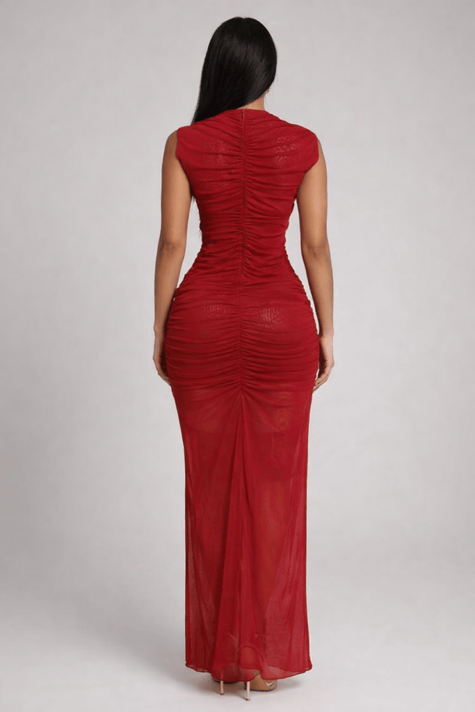 Scarlet™ Ruched Mirage Maxi Dress