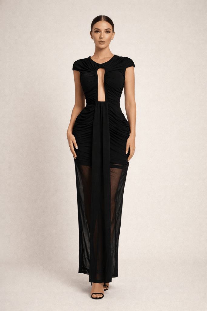 Scarlet™ Ruched Mirage Maxi Dress