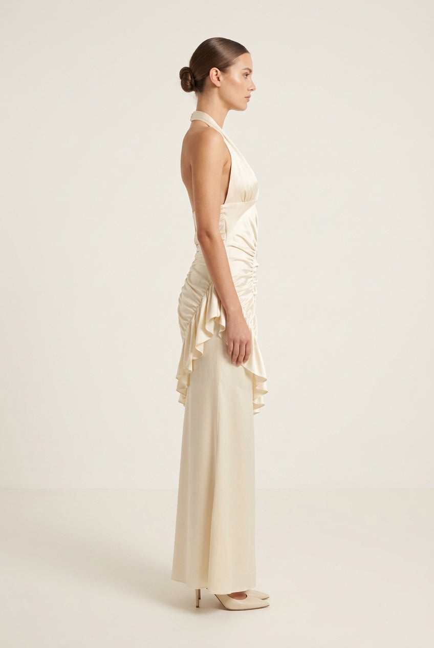 Seraphina™ Halter Ruffle Maxi Dress - Image 2