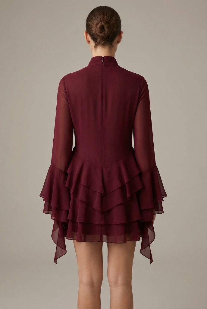 Marcelline™ Tiered Chiffon Mini Dress