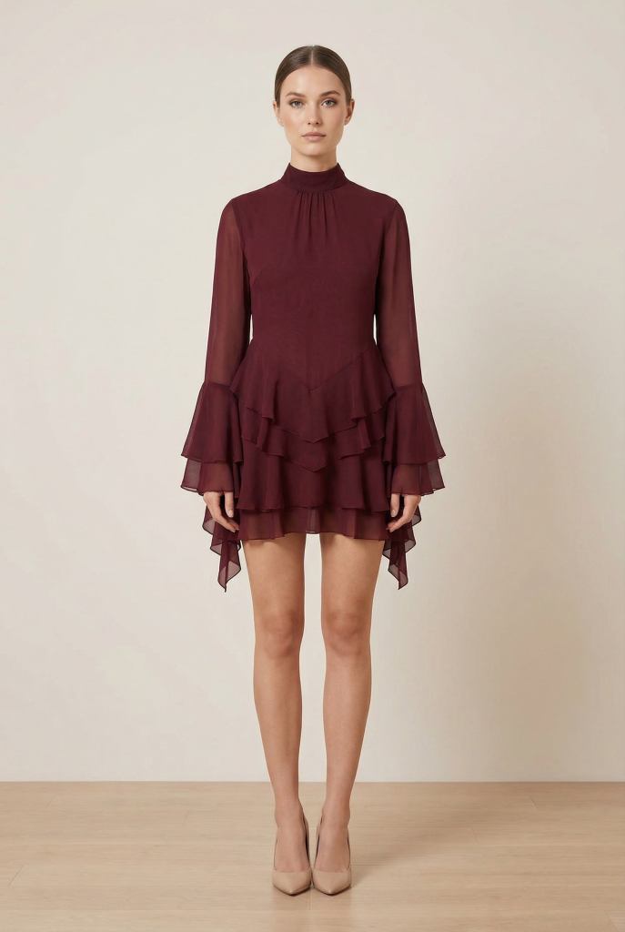 Marcelline™ Tiered Chiffon Mini Dress