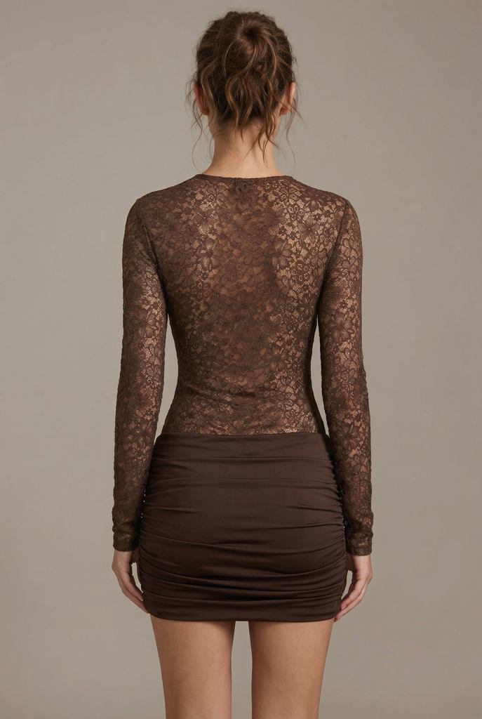 Cacao™ Lace Contour Mini Dress