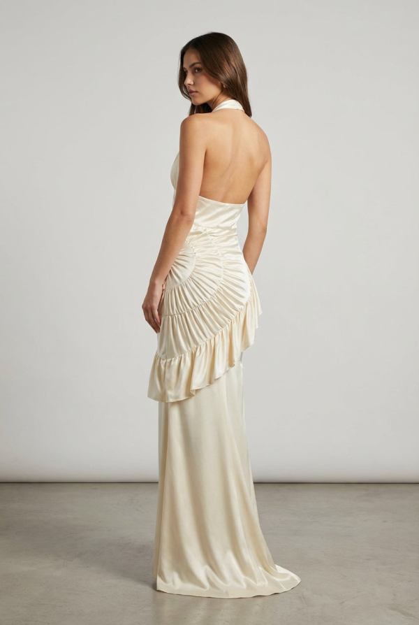 Seraphina™ Halter Ruffle Maxi Dress - Image 3