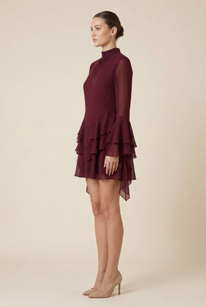 Marcelline™ Tiered Chiffon Mini Dress