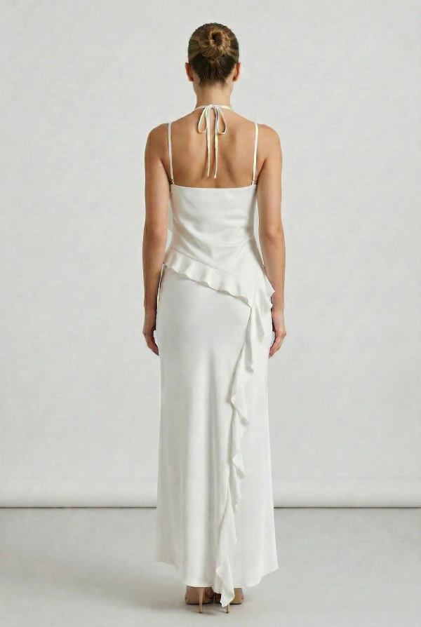 Seraphina™ Ruffle Halter Maxi Dress - Image 3
