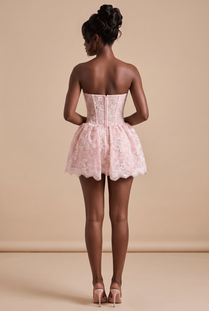 Rosalie™ Lace Corset Mini Dress