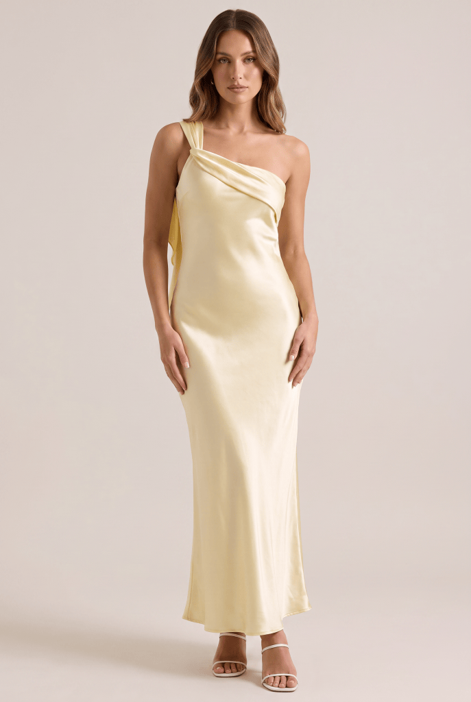 Elara™ One-Shoulder Maxi Dress