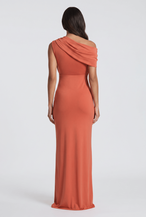 Solea™ Draped Cut-Out Maxi Dress - Image 3