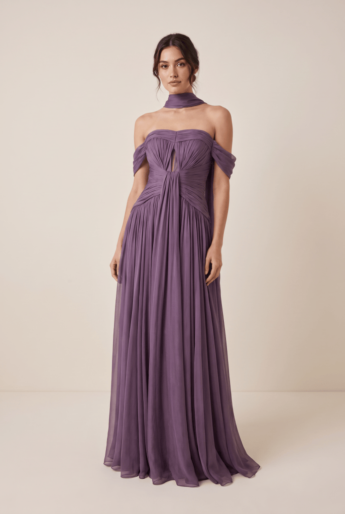Amoura™ Chiffon Maxi Dress