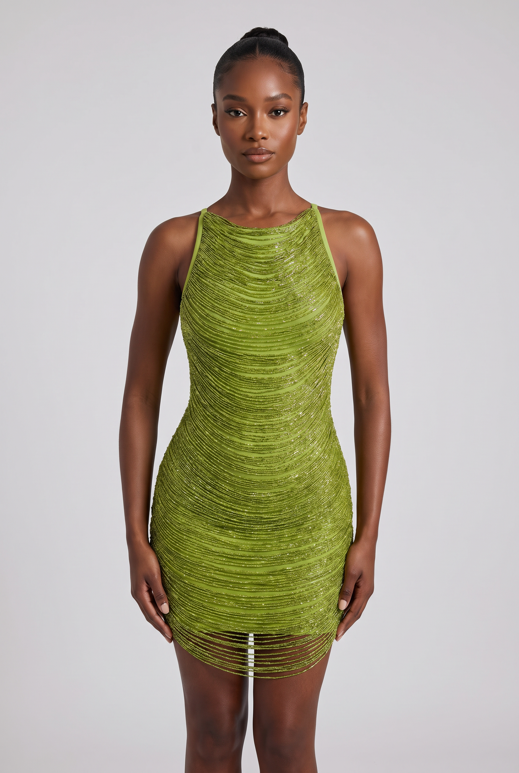 Celeste™ Fringe Mini Dress - Image 5