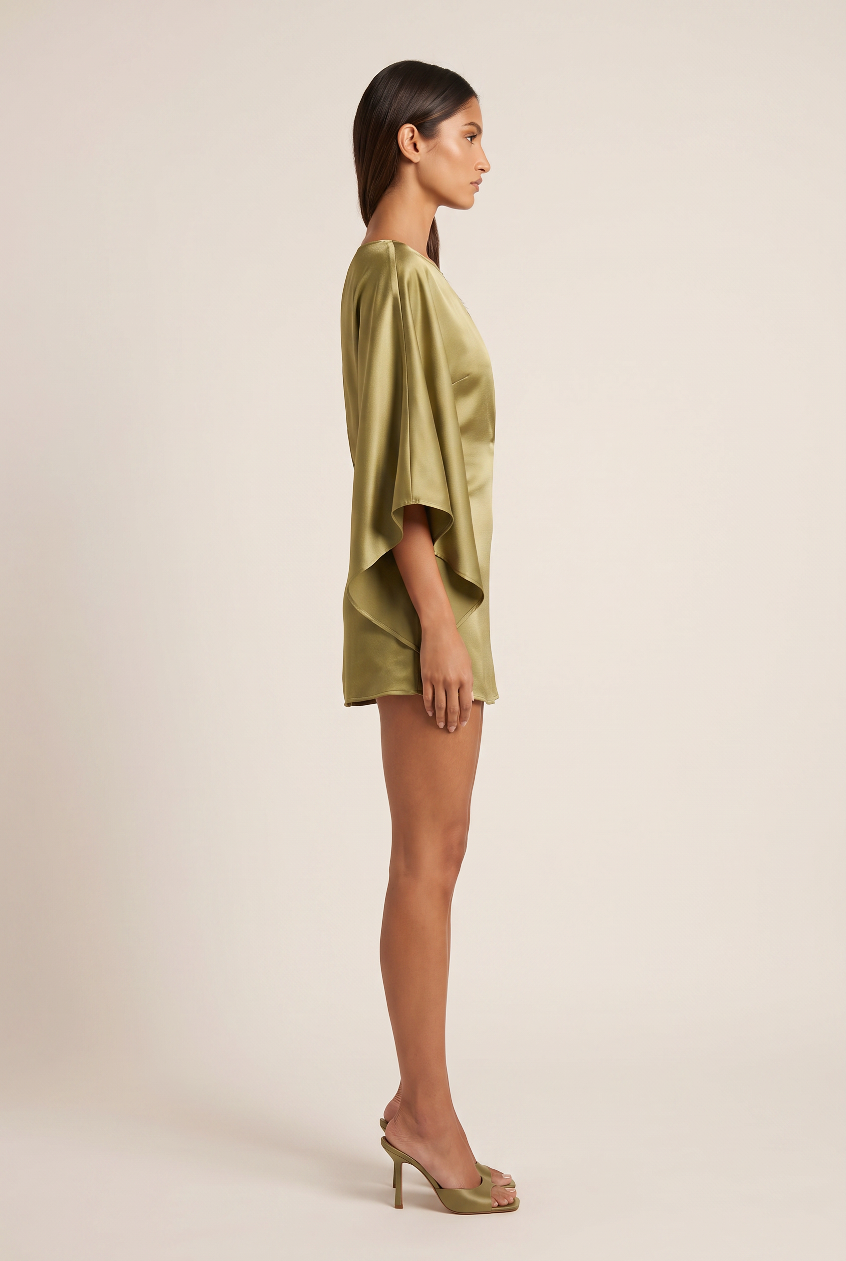 Solea™ Satin Mini Dress - Image 2