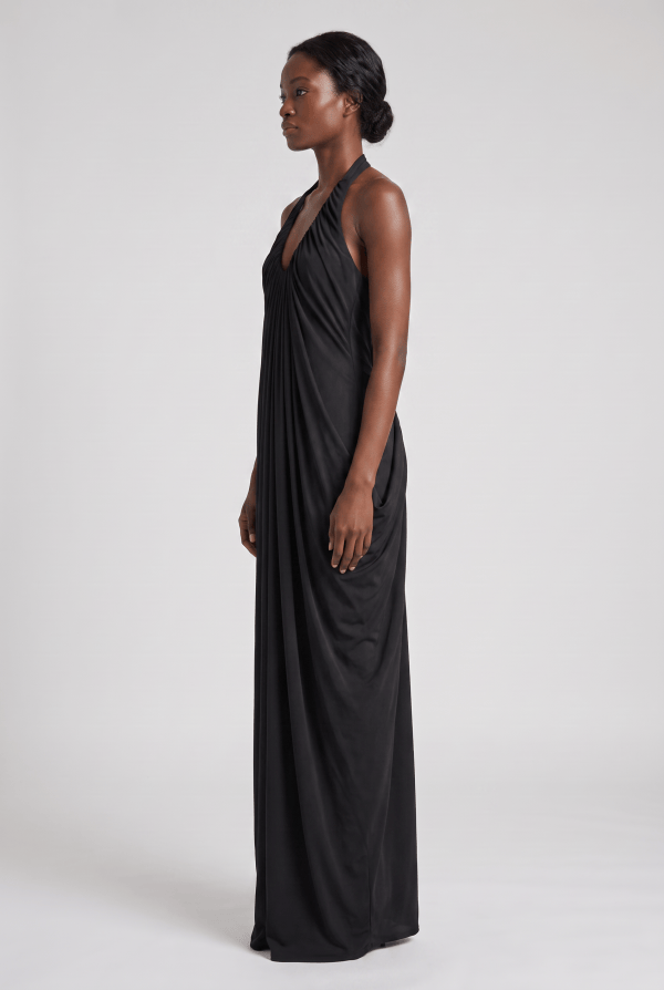 Amara™ Draped Halter Maxi Dress - Image 2