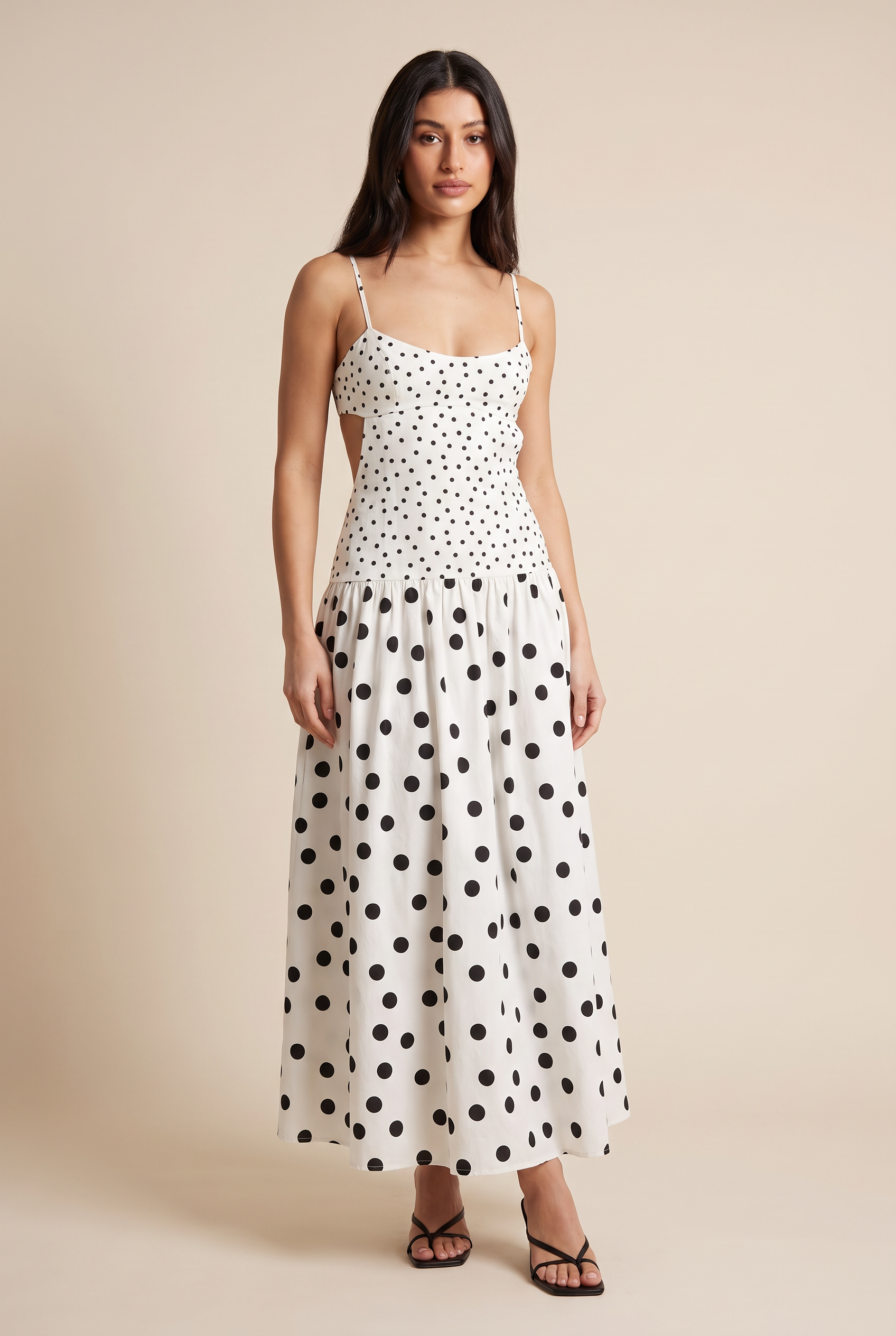 Celeste™ Polka Dot Maxi Dress