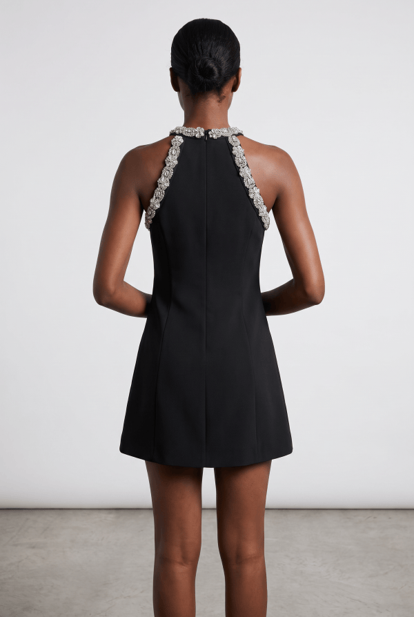 Celeste™ Crystal Embellished Mini Dress - Image 3