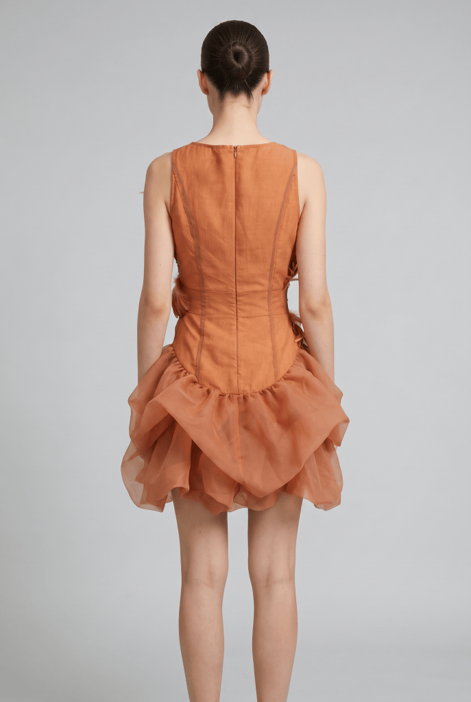Aurelia™ Feather Ruffle Mini Dress