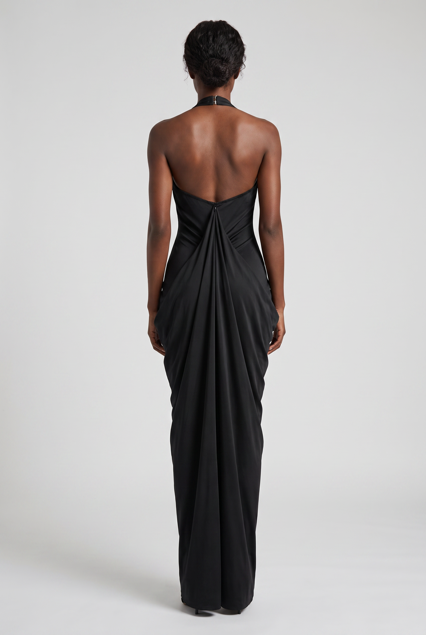 Amara™ Draped Halter Maxi Dress - Image 3